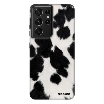 Picasee Fashion Case na Samsung Galaxy S21 Ultra 5G G998B - Black Moo
