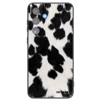 Picasee silikonowe czarne etui na Samsung Galaxy S25 FE 5G - Black Moo