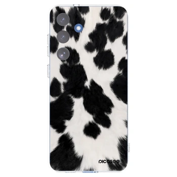 Picasee silikonowe przeźroczyste etui na Samsung Galaxy S25 FE 5G - Black Moo