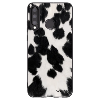 Picasee silikonowe czarne etui na Huawei P30 Lite - Black Moo