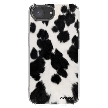Picasee silikonowe przeźroczyste etui na Apple iPhone 17e - Black Moo