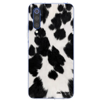 Picasee silikonowe przeźroczyste etui na Xiaomi Mi 9 SE - Black Moo