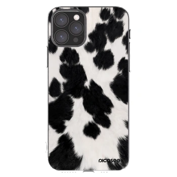 Picasee silikonowe przeźroczyste etui na Apple iPhone 11 Pro - Black Moo