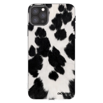 Picasee silikonowe przeźroczyste etui na Apple iPhone 11 Pro Max - Black Moo