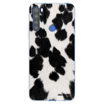Picasee silikonowe przeźroczyste etui na Xiaomi Redmi Note 8T - Black Moo