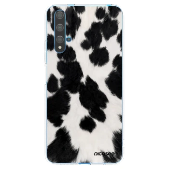 Picasee silikonowe przeźroczyste etui na Huawei Nova 5T - Black Moo