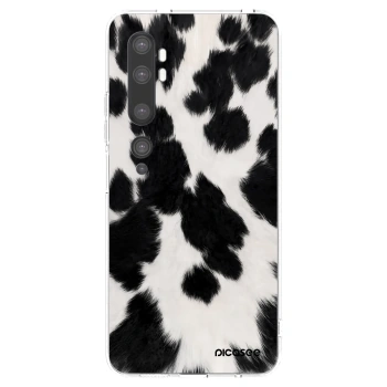 Picasee silikonowe przeźroczyste etui na Xiaomi Mi Note 10 (Pro) - Black Moo