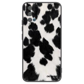 Picasee silikonowe czarne etui na Huawei Nova 5T - Black Moo