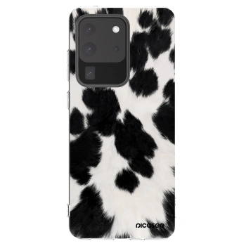 Picasee silikonowe przeźroczyste etui na Samsung Galaxy S20 Ultra 5G G988F - Black Moo
