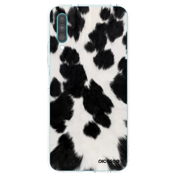 Picasee silikonowe przeźroczyste etui na Samsung Galaxy A30s A307F - Black Moo