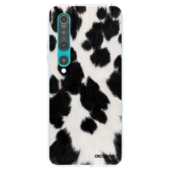 Picasee silikonowe przeźroczyste etui na Xiaomi Mi 10 - Black Moo
