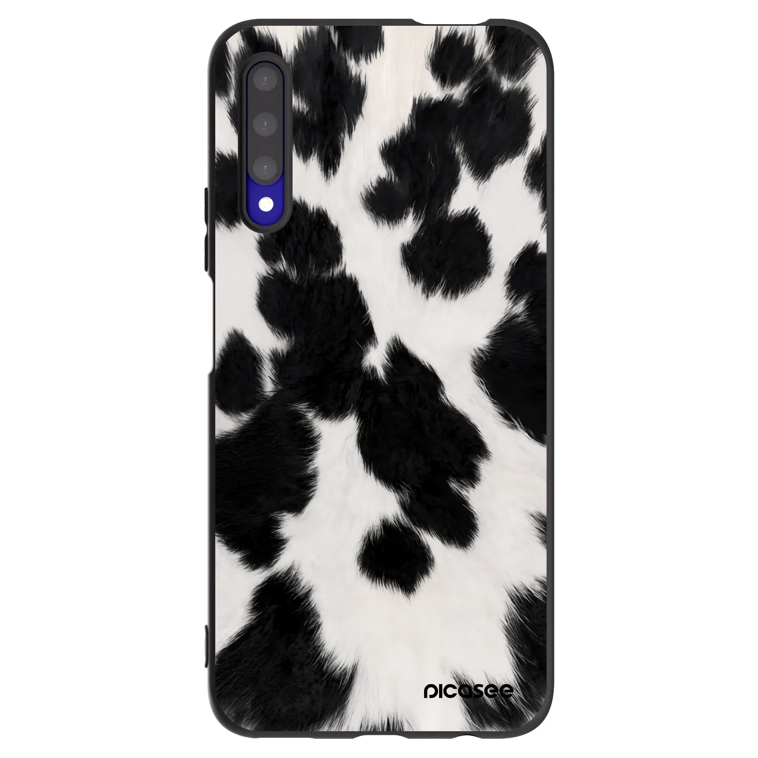 Picasee silikonowe czarne etui na Honor 9X Pro - Black Moo
