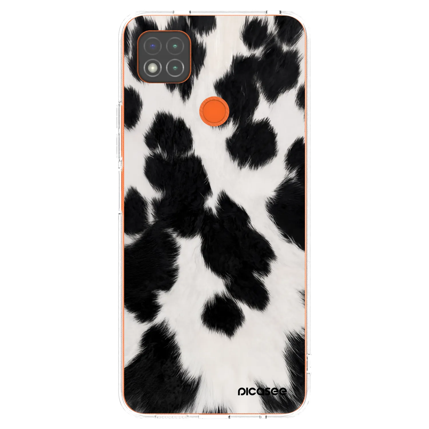 Picasee silikonowe przeźroczyste etui na Xiaomi Redmi 9C - Black Moo