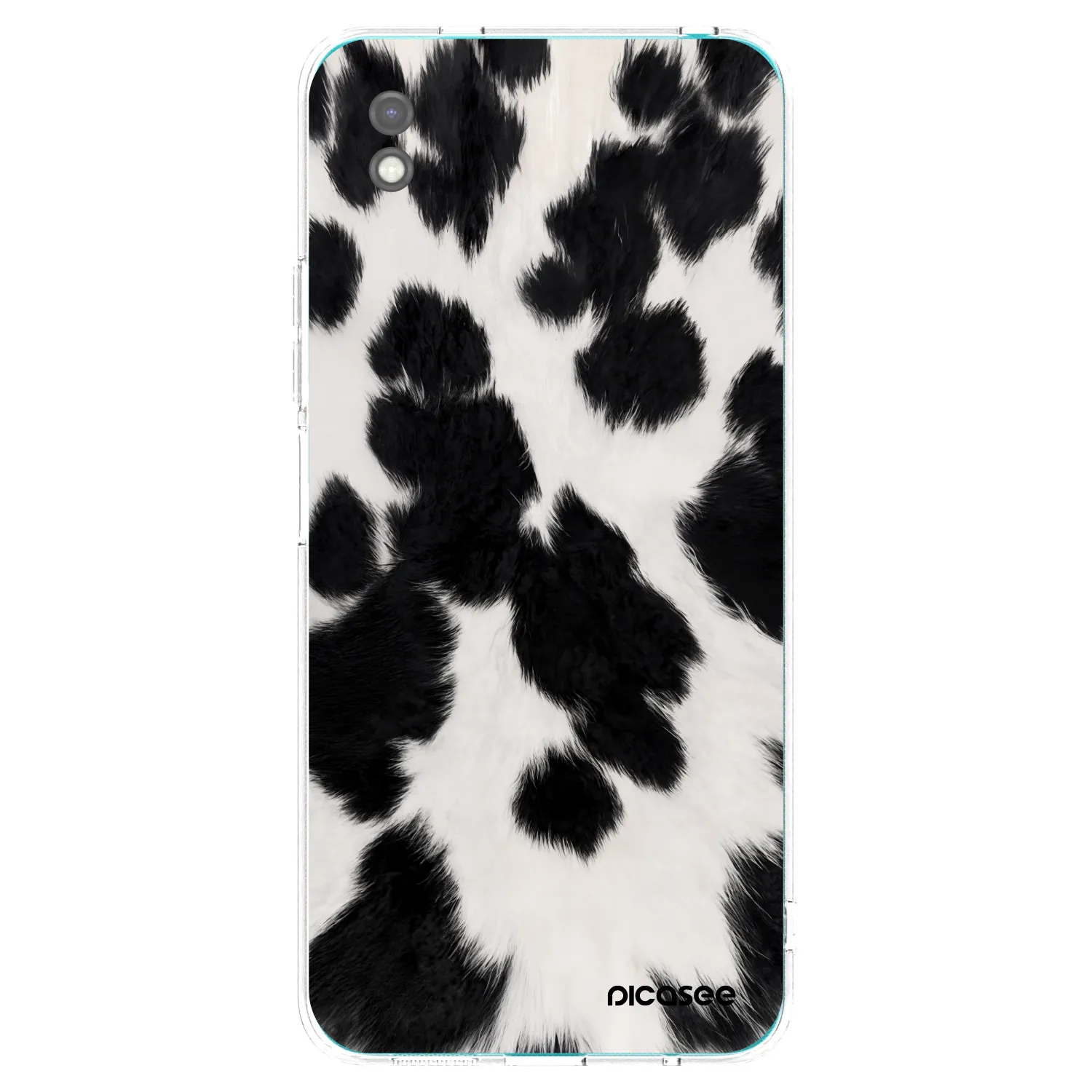 Picasee silikonowe czarne etui na Xiaomi Redmi 9A - Black Moo