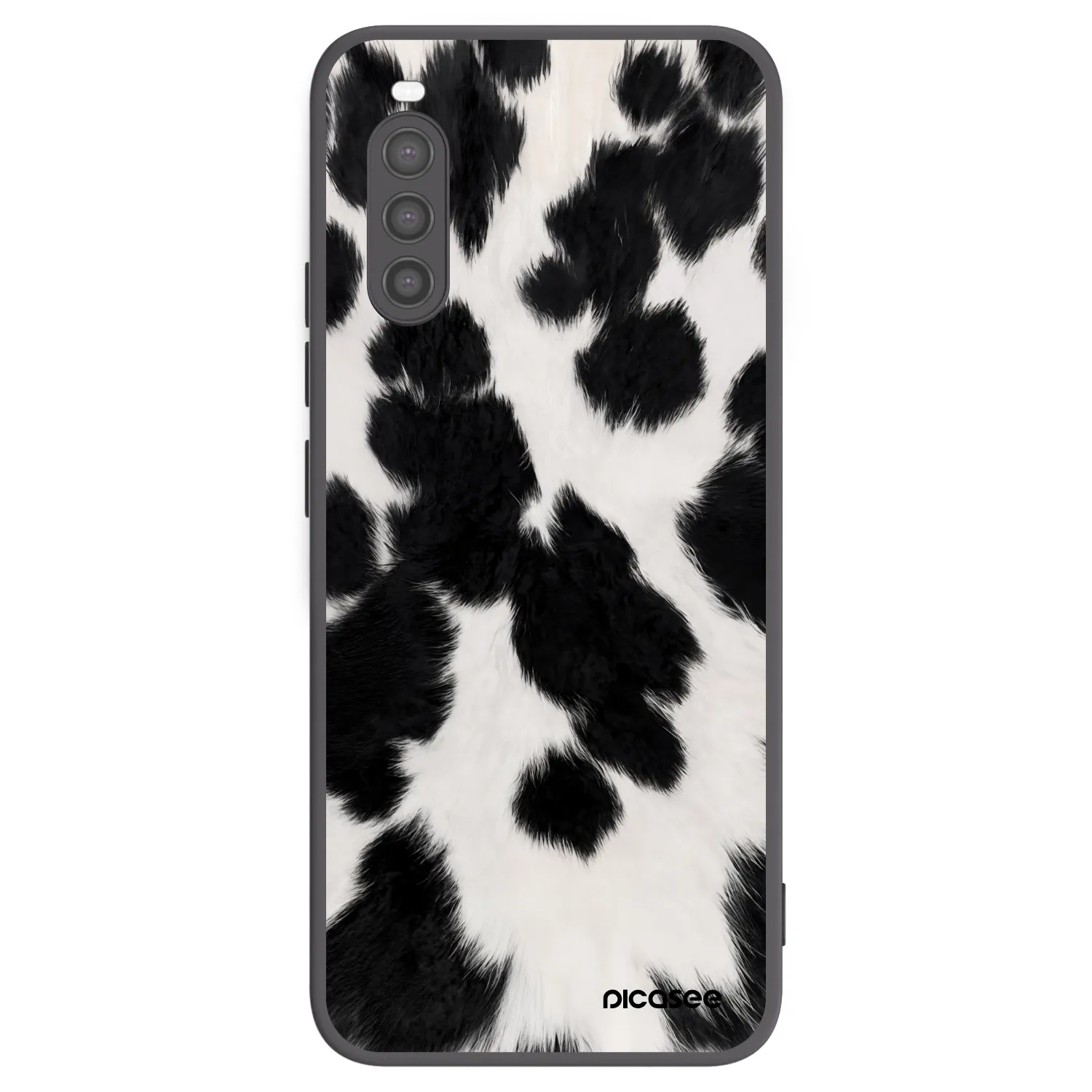 Picasee silikonowe czarne etui na Sony Xperia 10 II - Black Moo