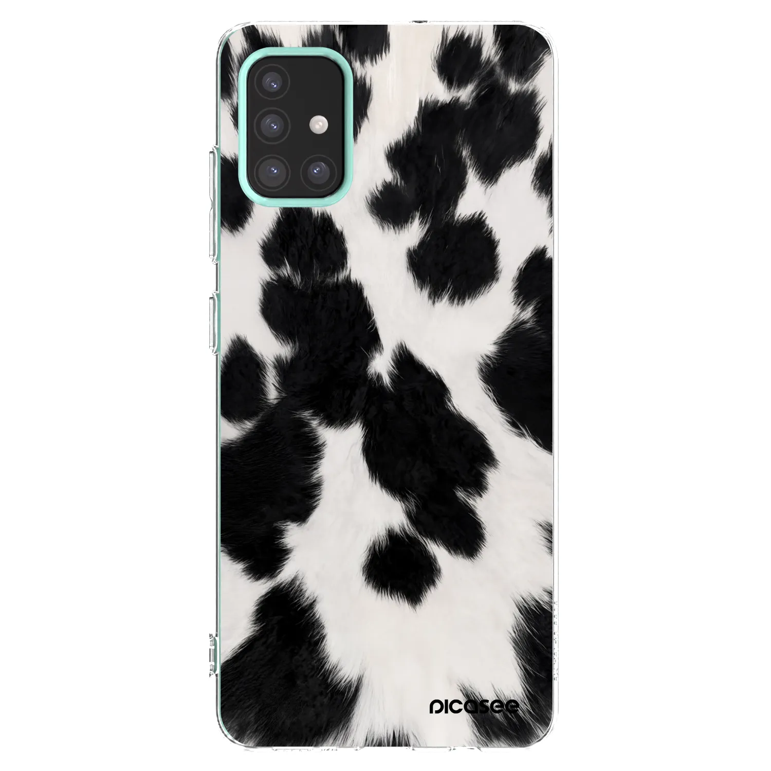 Picasee silikonowe przeźroczyste etui na Samsung Galaxy M31s - Black Moo