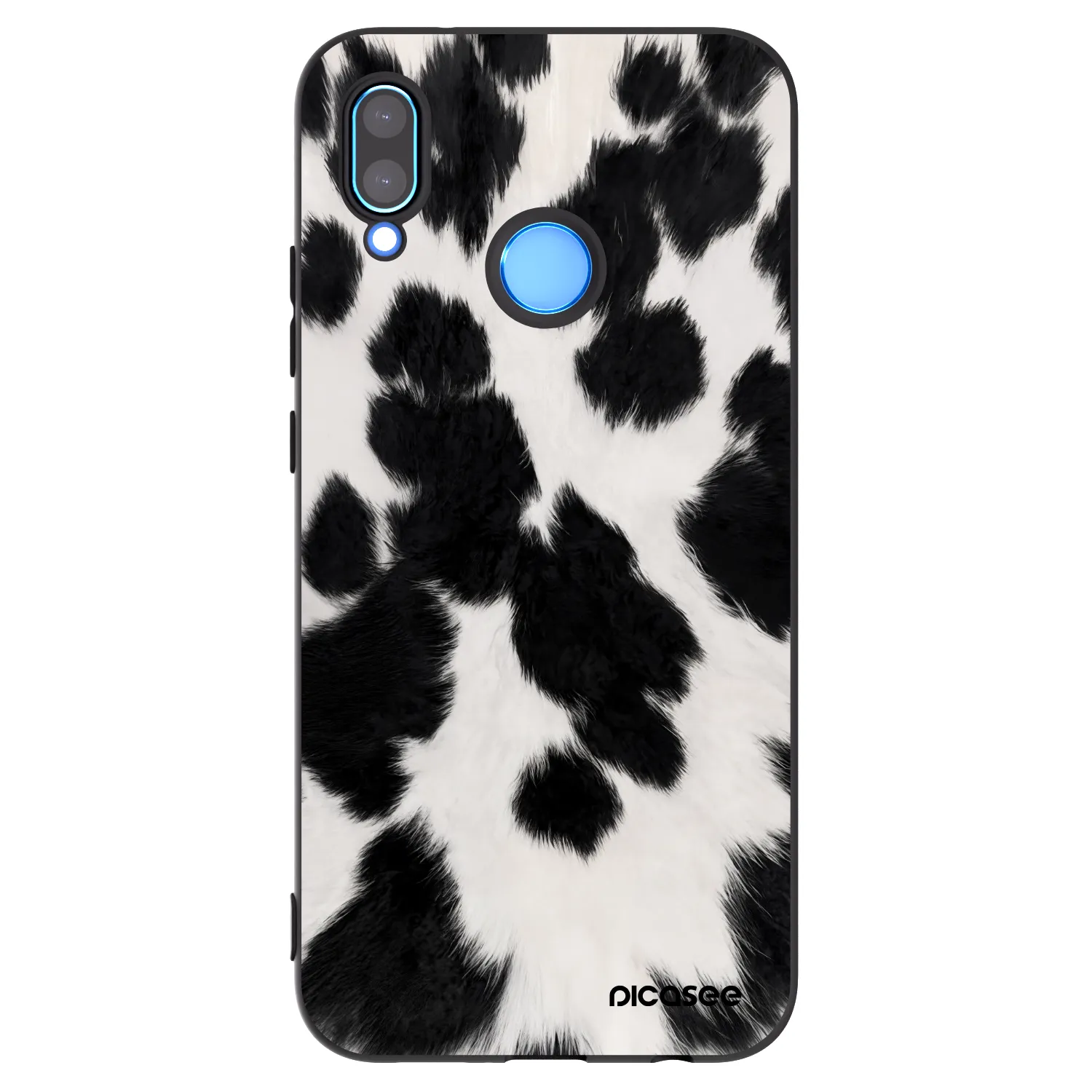Picasee silikonowe czarne etui na Huawei P20 Lite - Black Moo