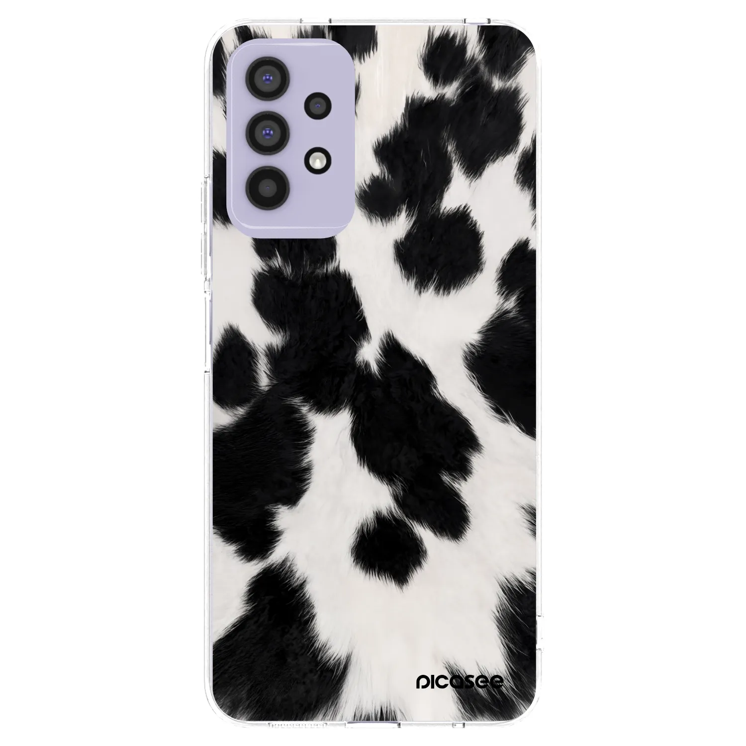 Picasee silikonowe przeźroczyste etui na Samsung Galaxy A32 4G SM-A325F - Black Moo