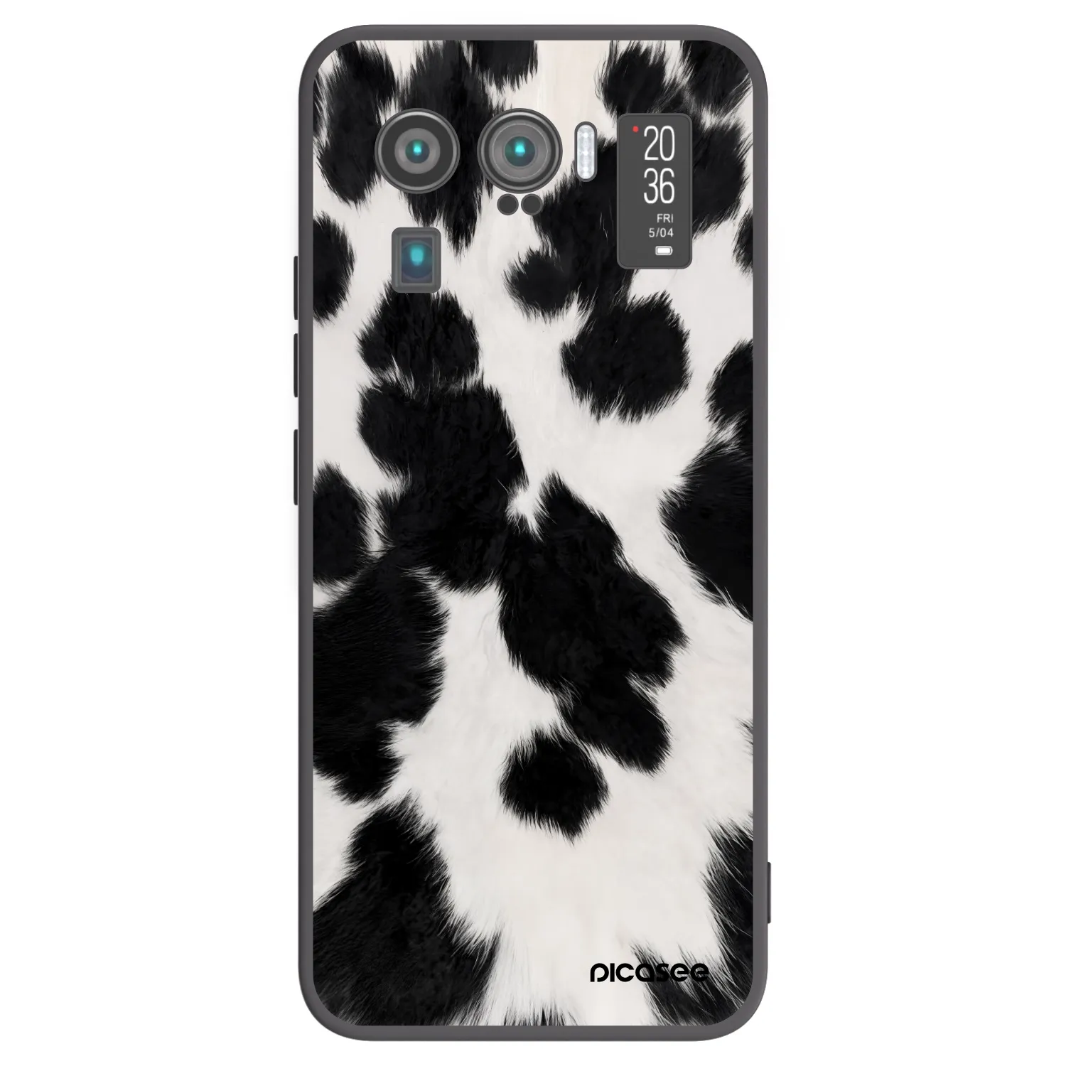 Picasee silikonowe czarne etui na Xiaomi Mi 11 Ultra - Black Moo