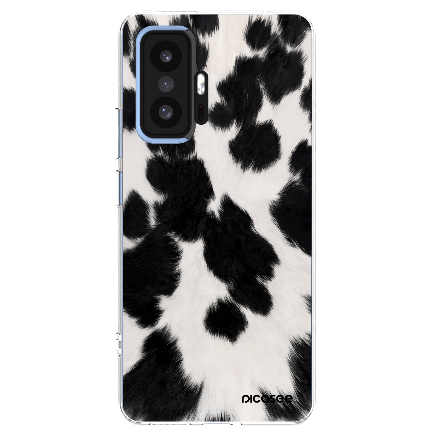 Picasee silikonowe przeźroczyste etui na Xiaomi 11T - Black Moo