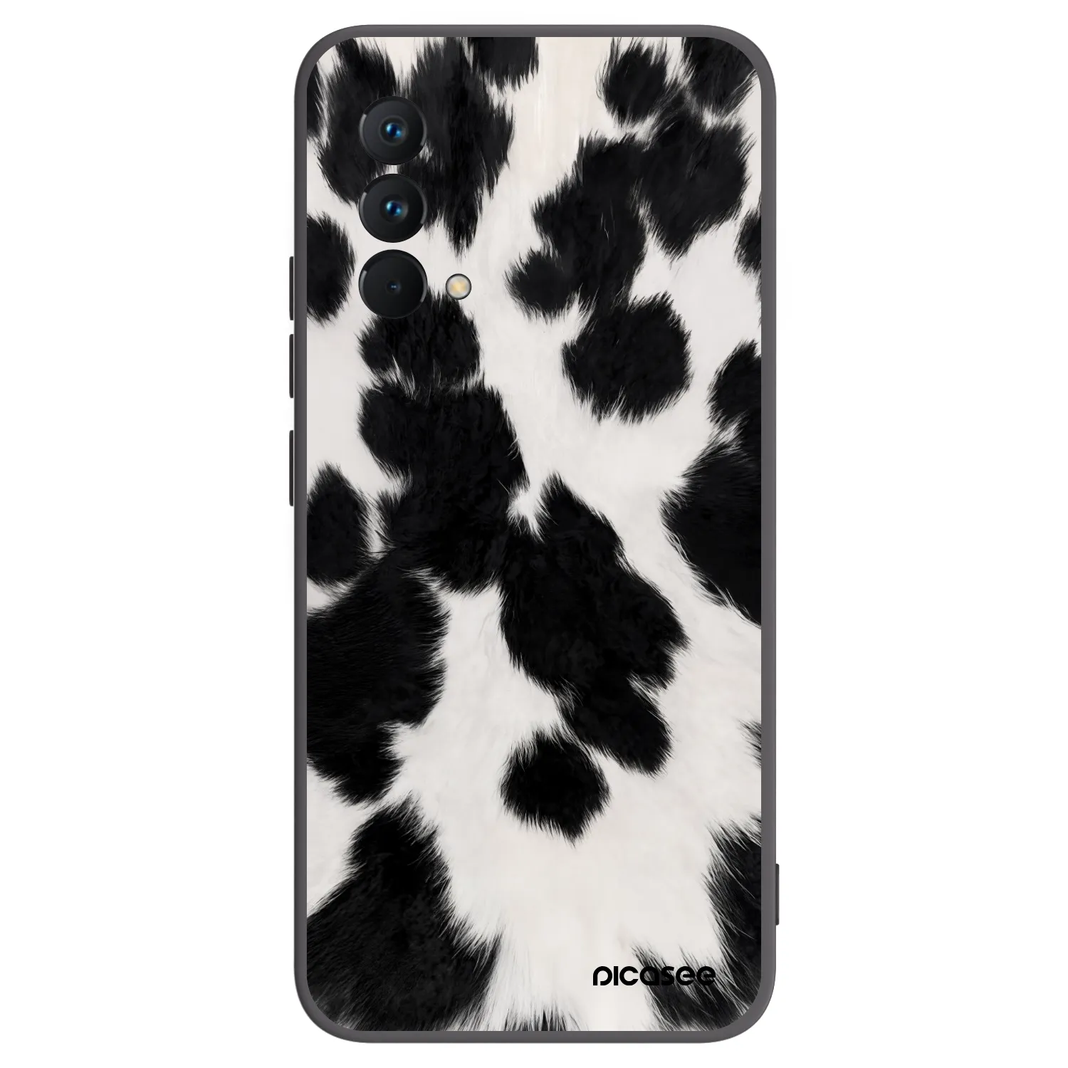 Picasee silikonowe czarne etui na Realme GT Master Edition 5G - Black Moo