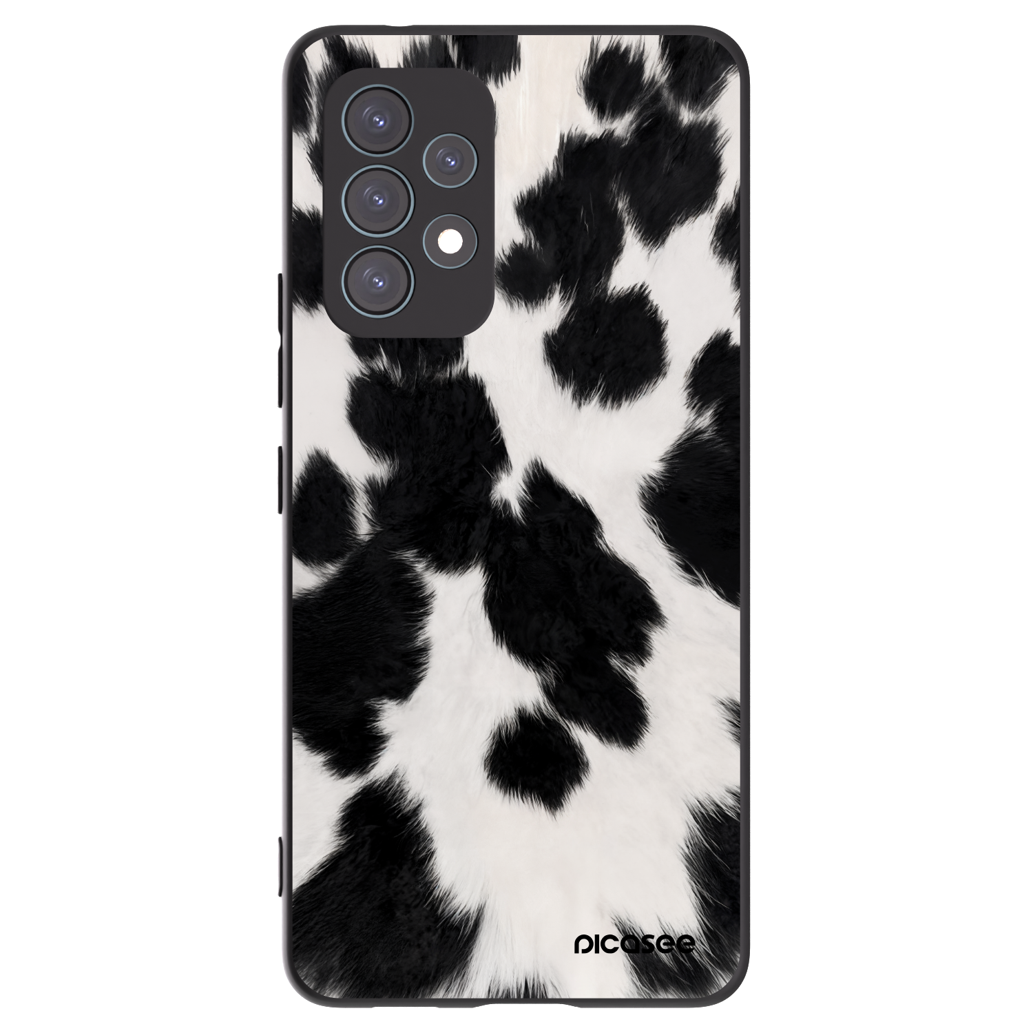 Picasee silikonowe czarne etui na Samsung Galaxy A53 5G A536 - Black Moo