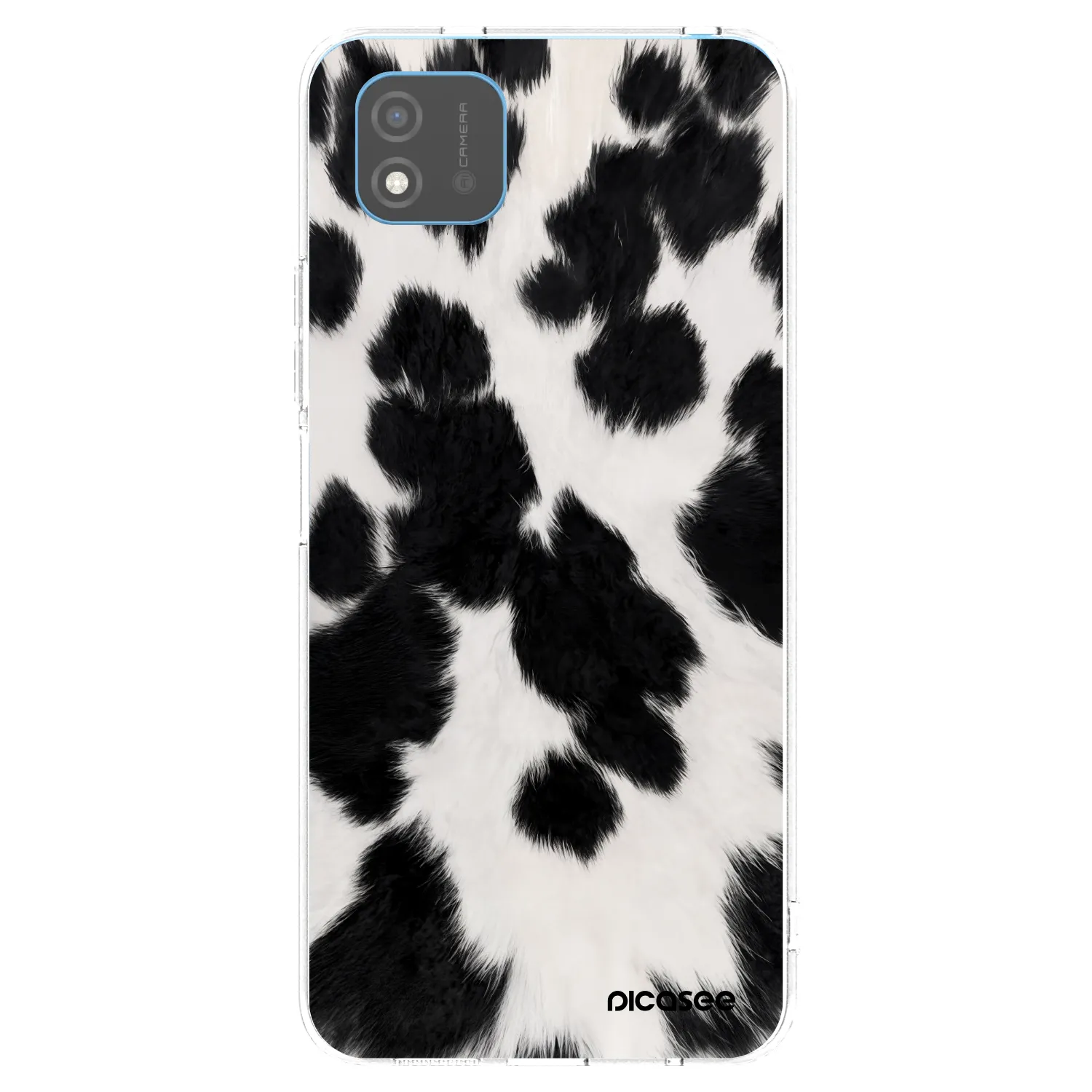 Picasee silikonowe przeźroczyste etui na Realme C11 (2021) - Black Moo