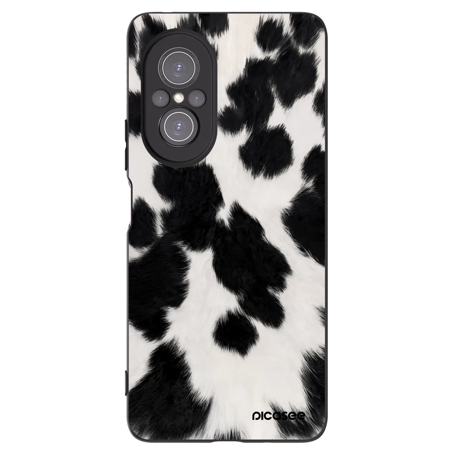 Picasee silikonowe czarne etui na Huawei Nova 9 SE - Black Moo