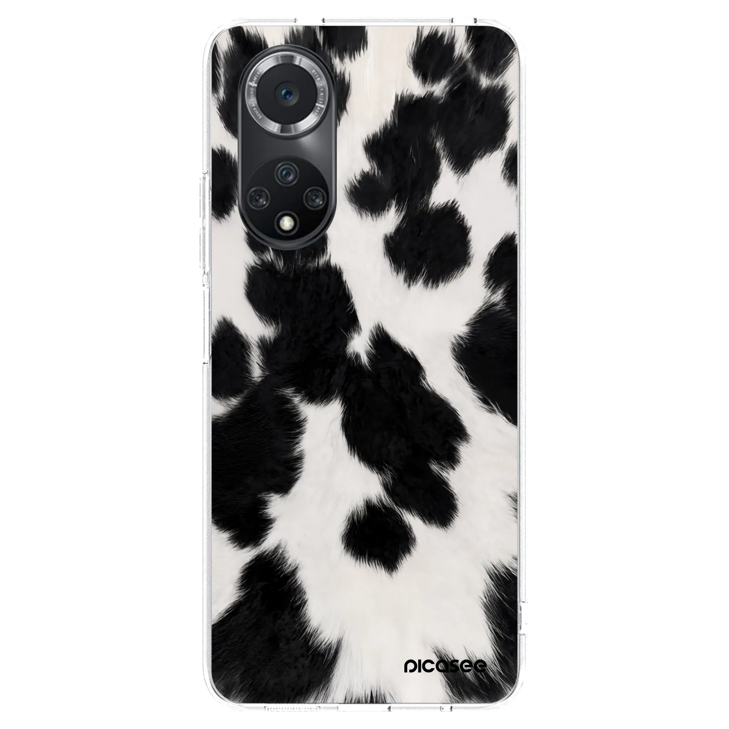 Picasee silikonowe przeźroczyste etui na Huawei Nova 9 SE - Black Moo