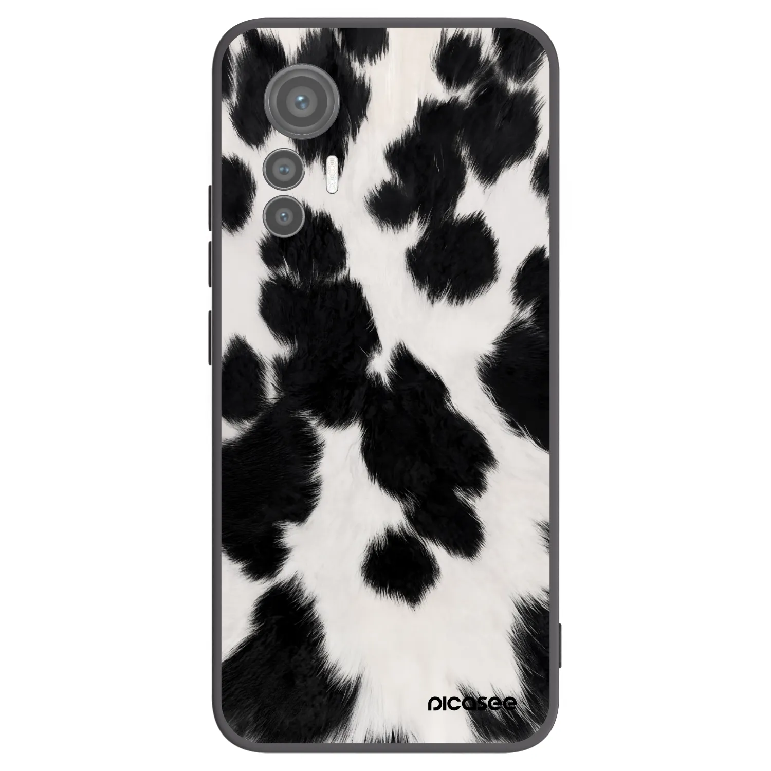 Picasee silikonowe czarne etui na Xiaomi 12 Lite - Black Moo