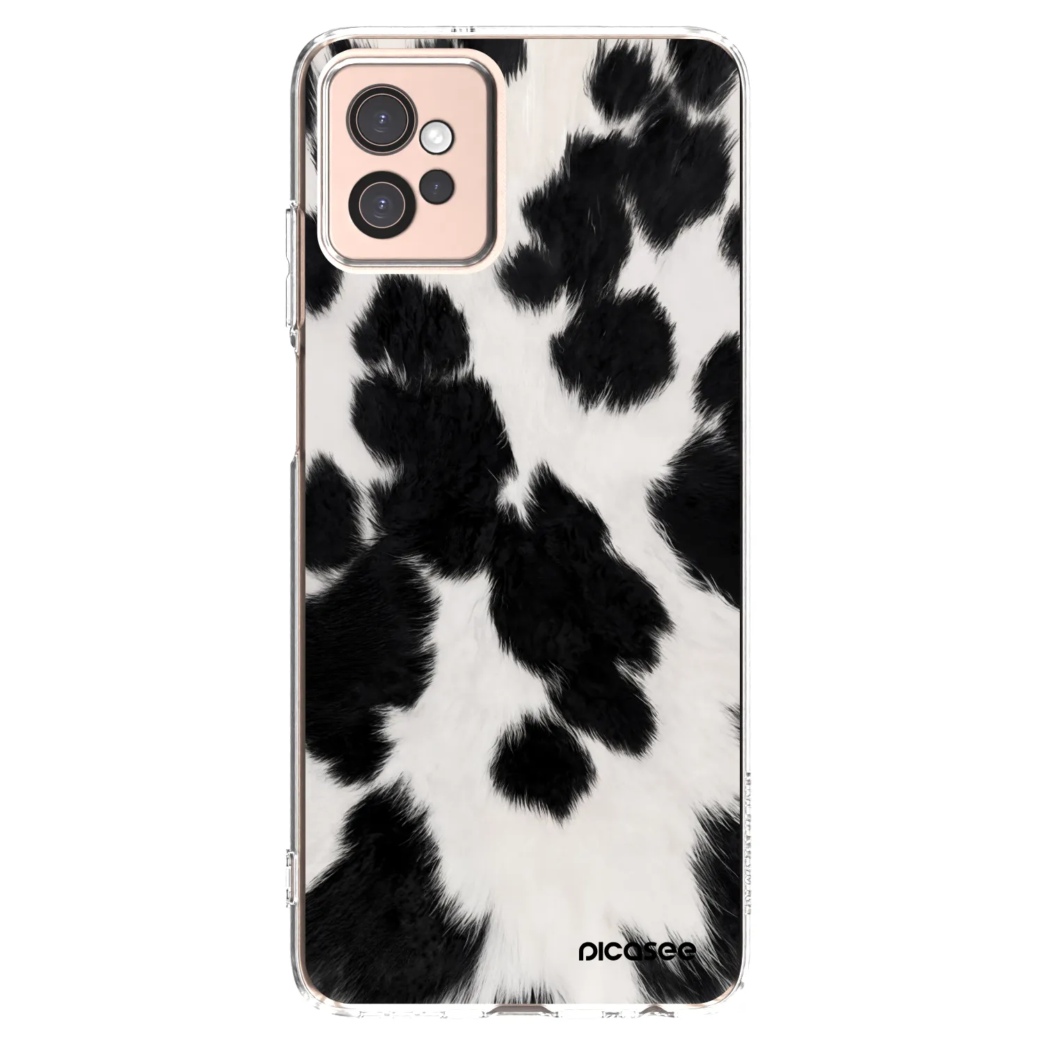 Picasee silikonowe przeźroczyste etui na Motorola Moto G32 - Black Moo