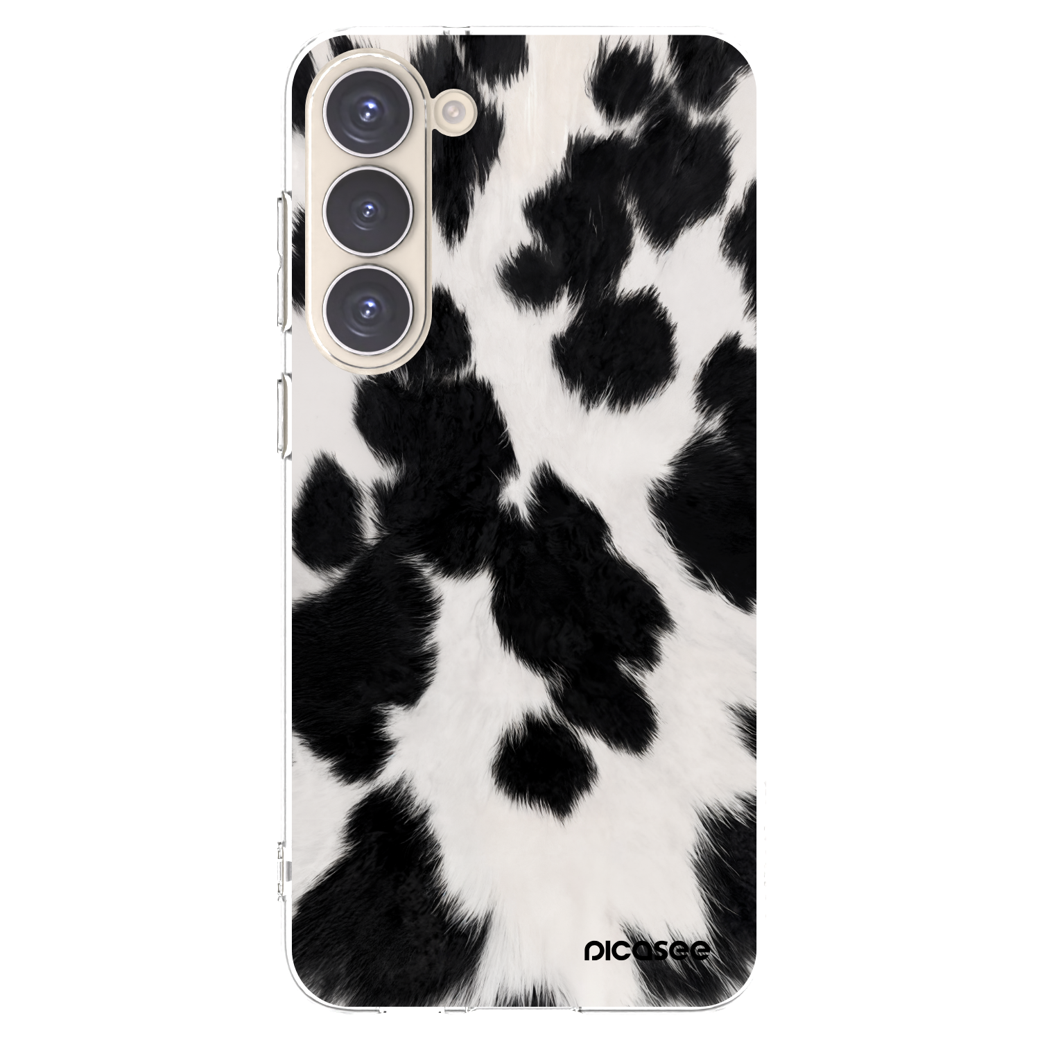 Picasee silikonowe przeźroczyste etui na Samsung Galaxy S23+ 5G - Black Moo