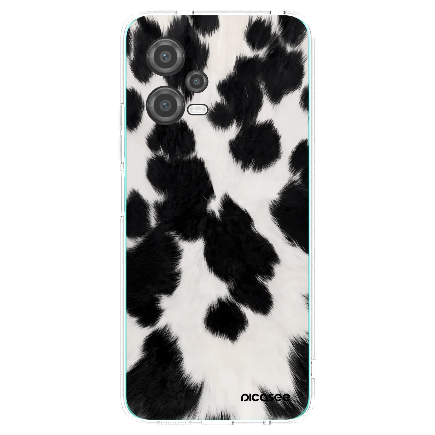 Picasee silikonowe przeźroczyste etui na Xiaomi Poco X5 - Black Moo