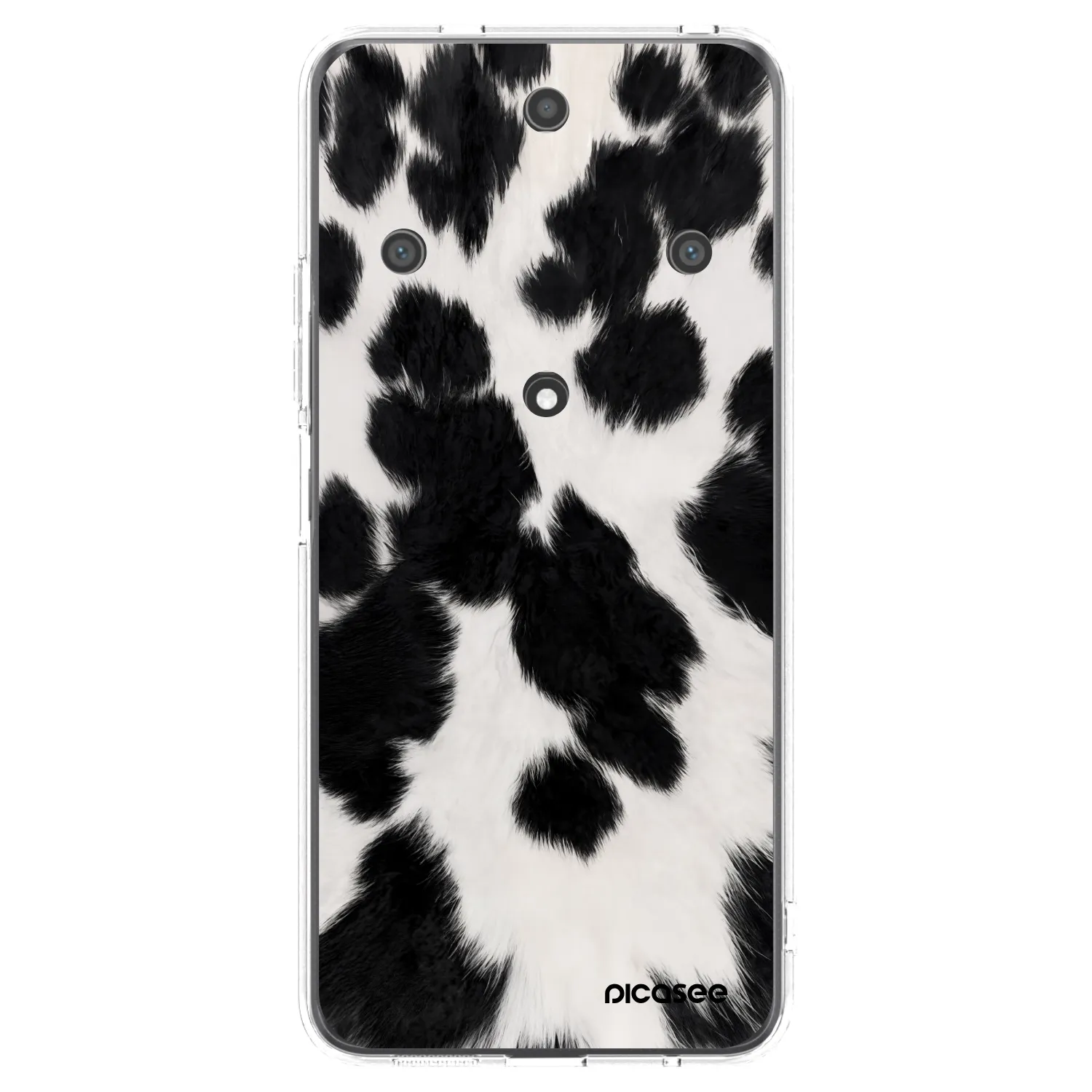 Picasee silikonowe przeźroczyste etui na Honor Magic5 Lite 5G - Black Moo