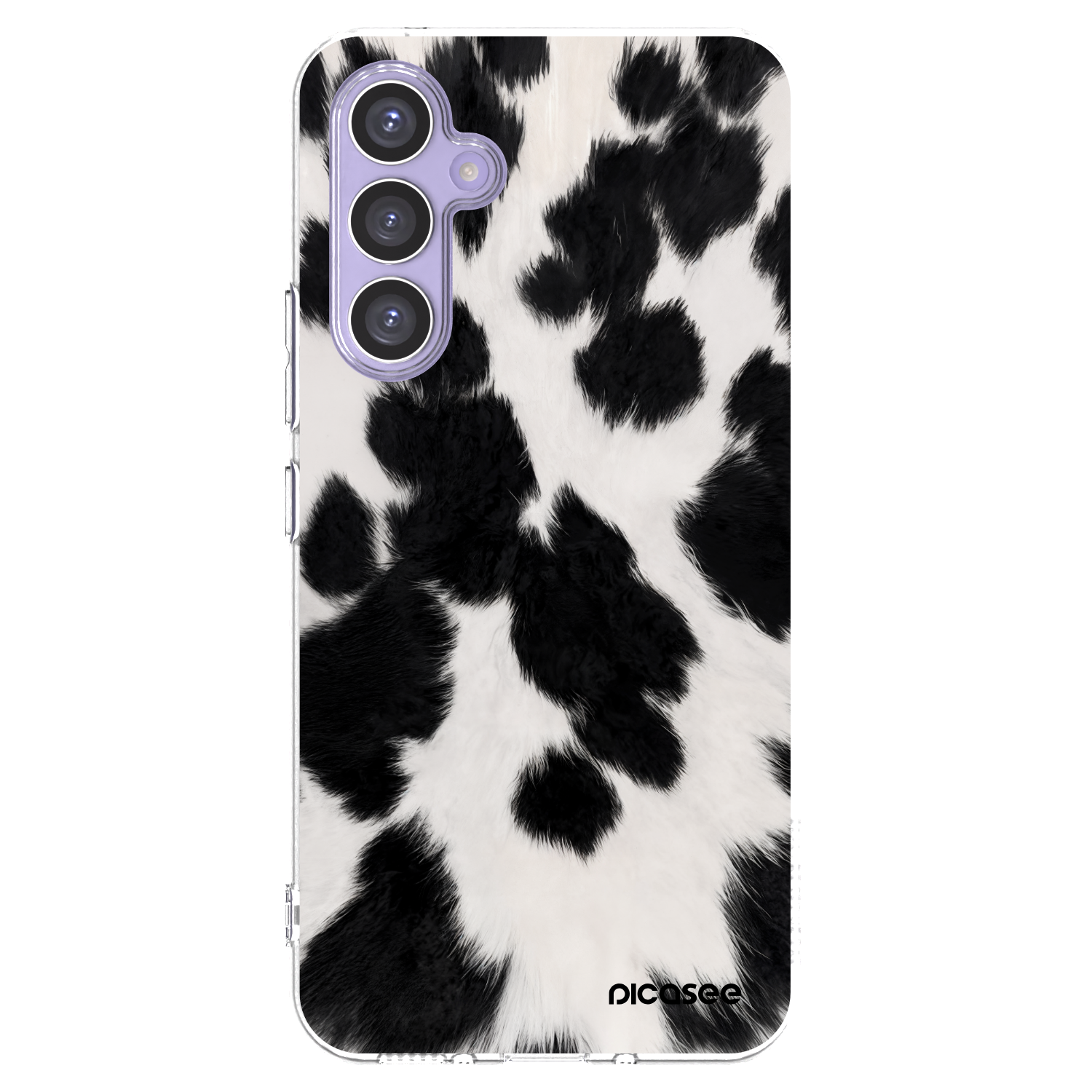 Picasee silikonowe przeźroczyste etui na Samsung Galaxy A54 5G A546B - Black Moo