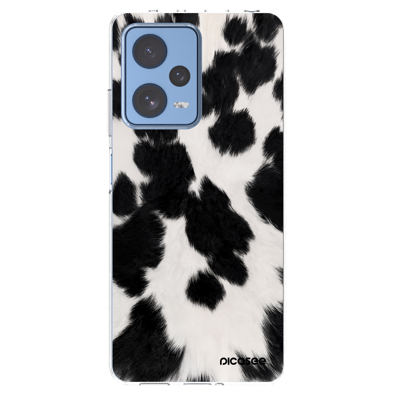 Picasee silikonowe przeźroczyste etui na Xiaomi Redmi Note 12 Pro 5G - Black Moo