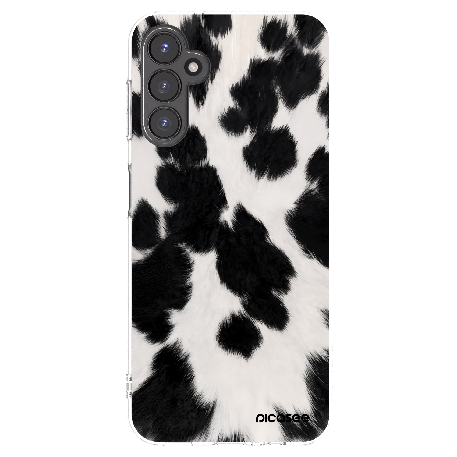 Picasee silikonowe przeźroczyste etui na Samsung Galaxy A14 4G A145R - Black Moo