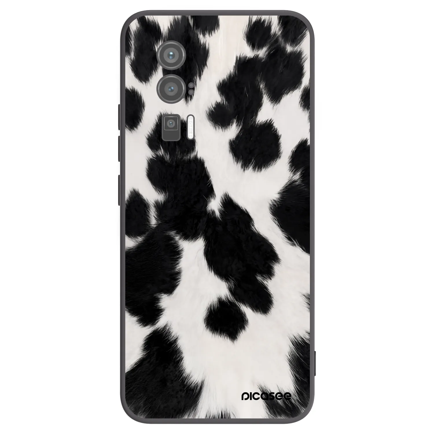 Picasee silikonowe czarne etui na Xiaomi Poco F5 Pro 5G - Black Moo