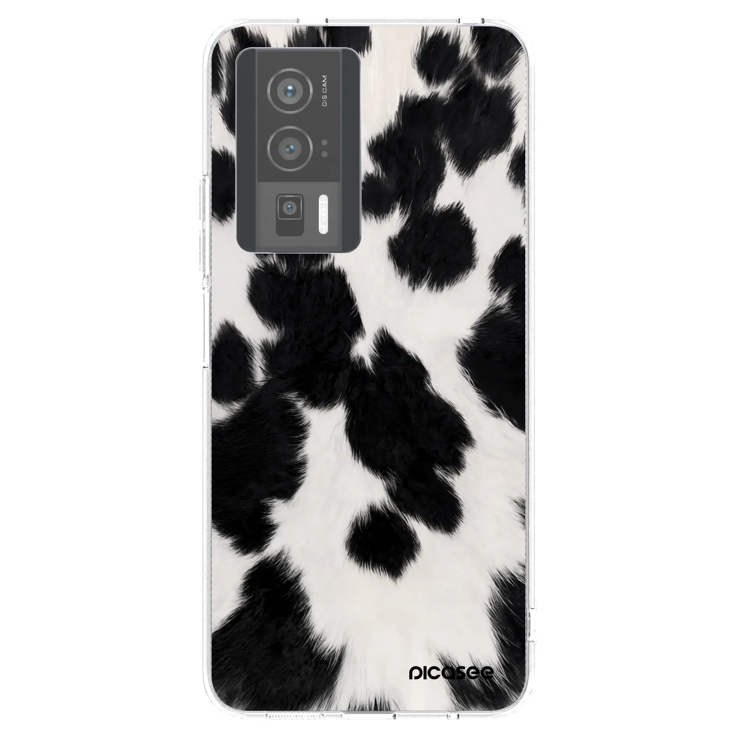 Picasee silikonowe przeźroczyste etui na Xiaomi Poco F5 Pro 5G - Black Moo