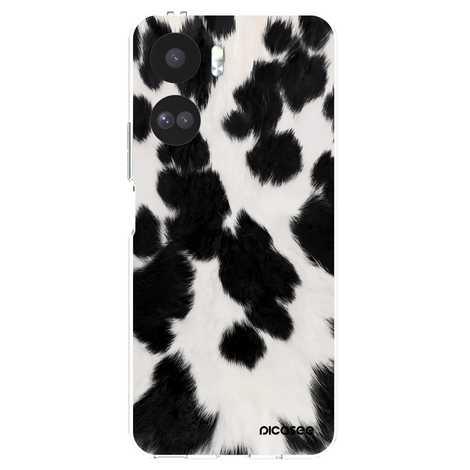 Picasee silikonowe przeźroczyste etui na Honor 90 Lite 5G - Black Moo