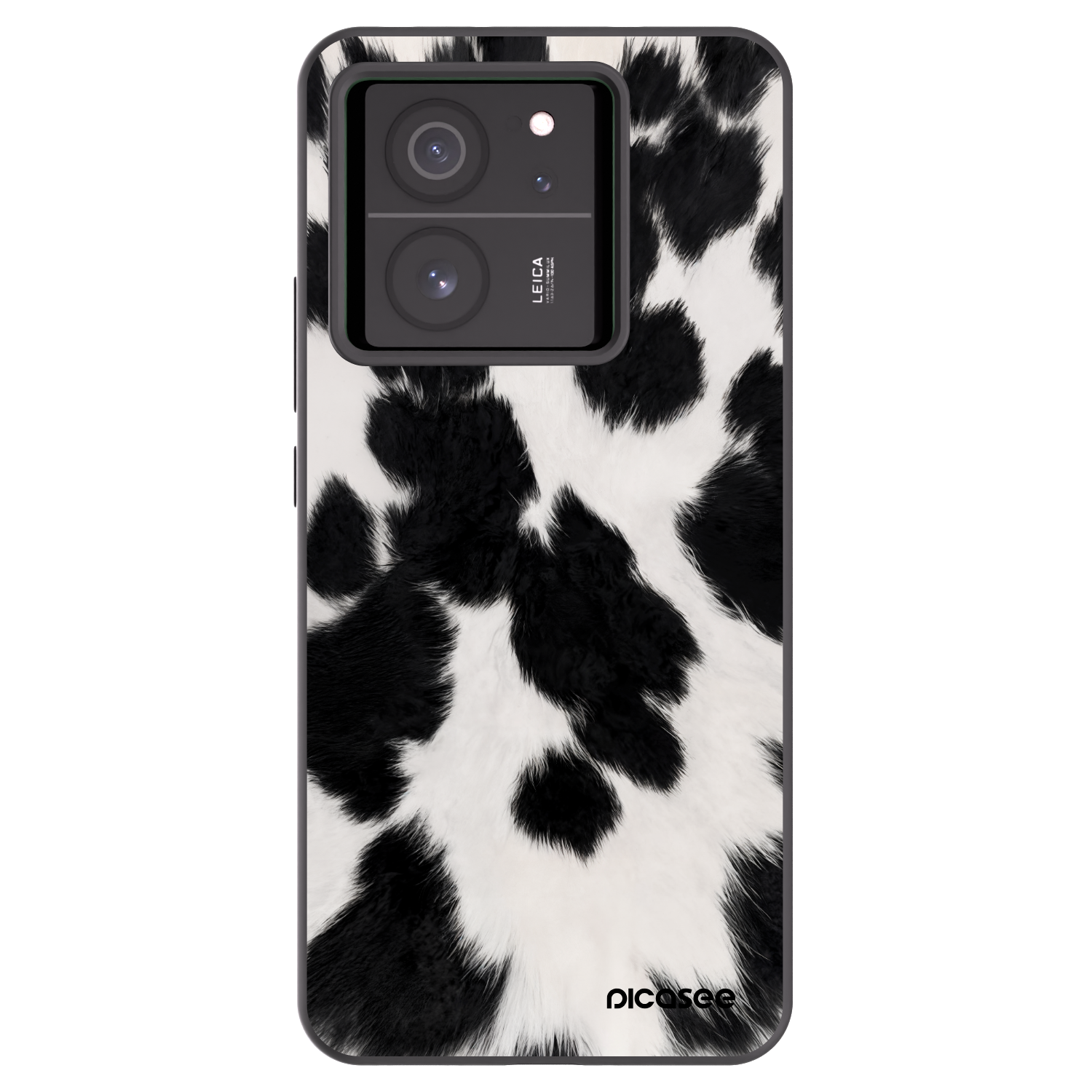 Picasee silikonowe czarne etui na Xiaomi 13T - Black Moo