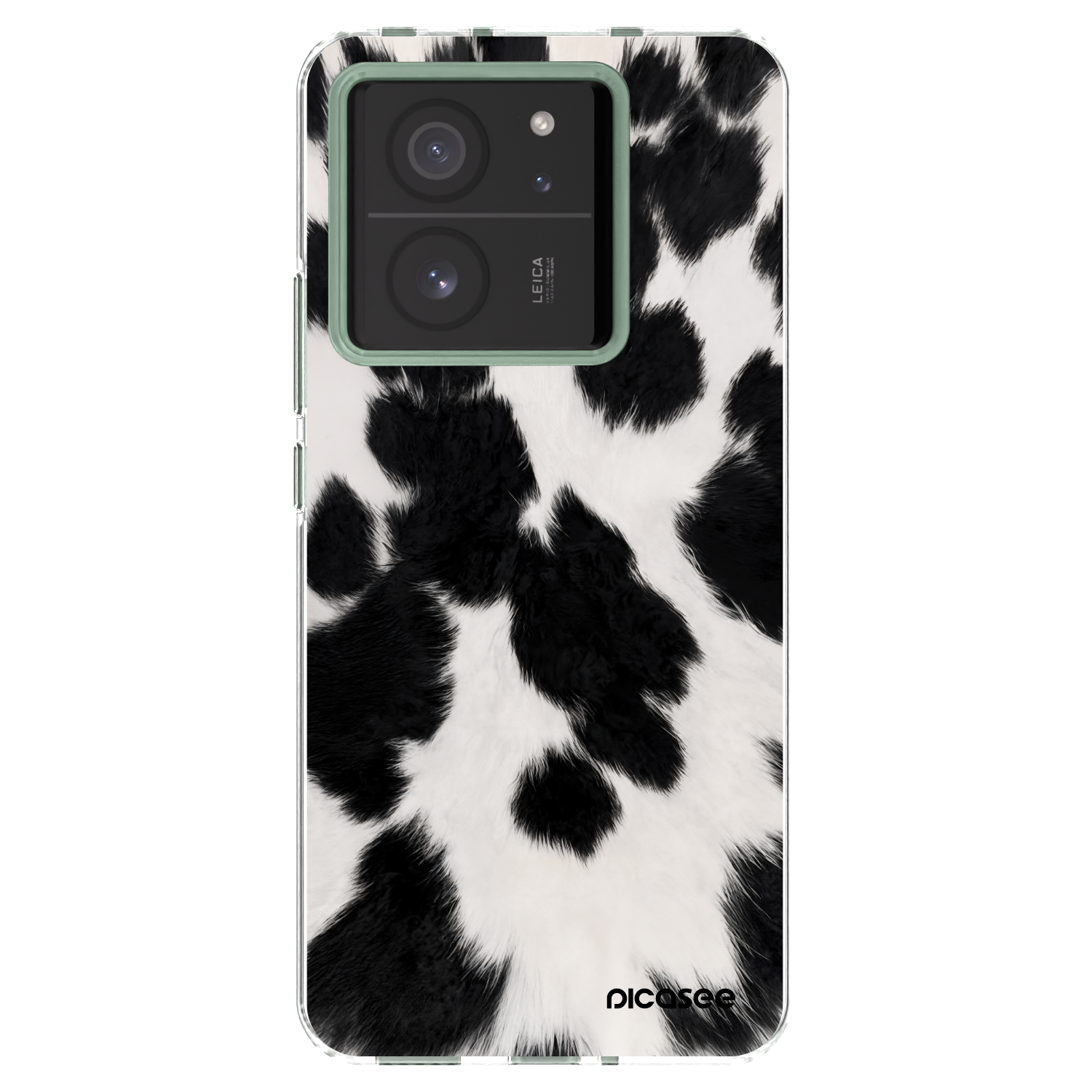 Picasee silikonowe przeźroczyste etui na Xiaomi 13T - Black Moo