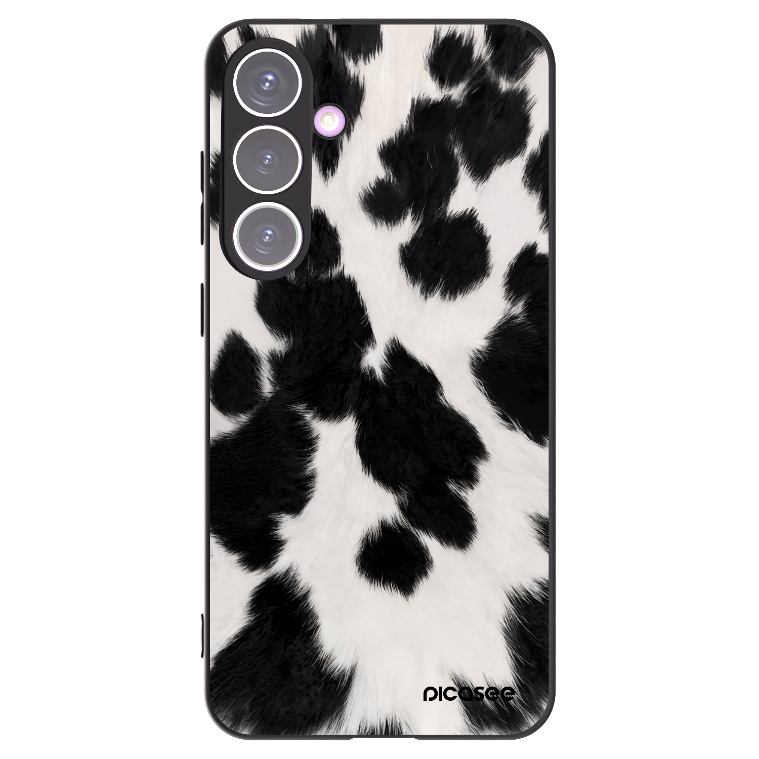 Picasee silikonowe czarne etui na Samsung Galaxy S24+ S926B 5G - Black Moo