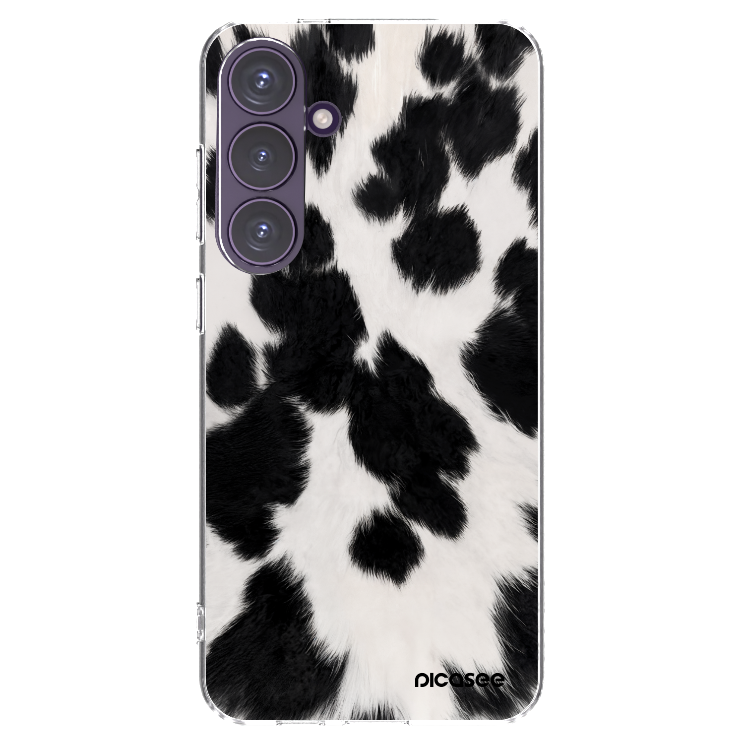 Picasee silikonowe przeźroczyste etui na Samsung Galaxy S24+ S926B 5G - Black Moo