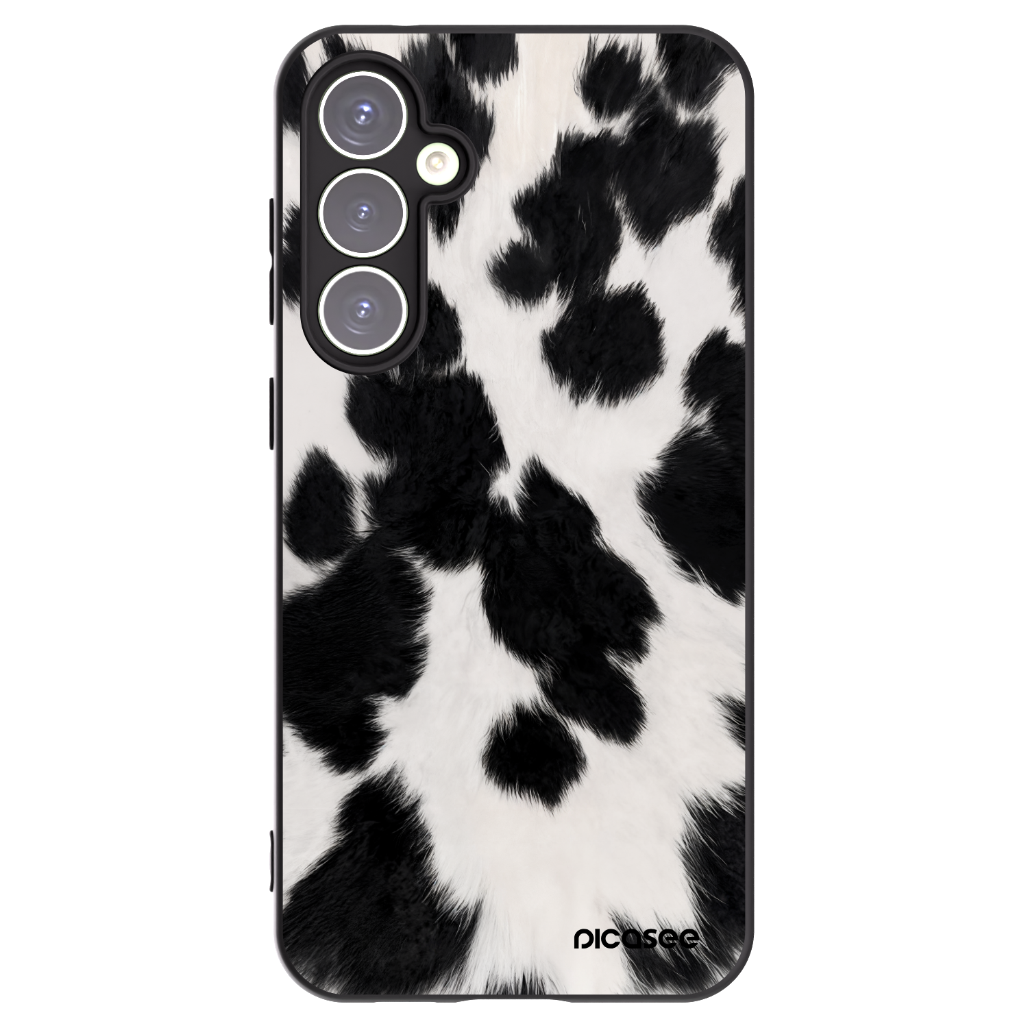 Picasee silikonowe czarne etui na Samsung Galaxy S23 FE S711B - Black Moo
