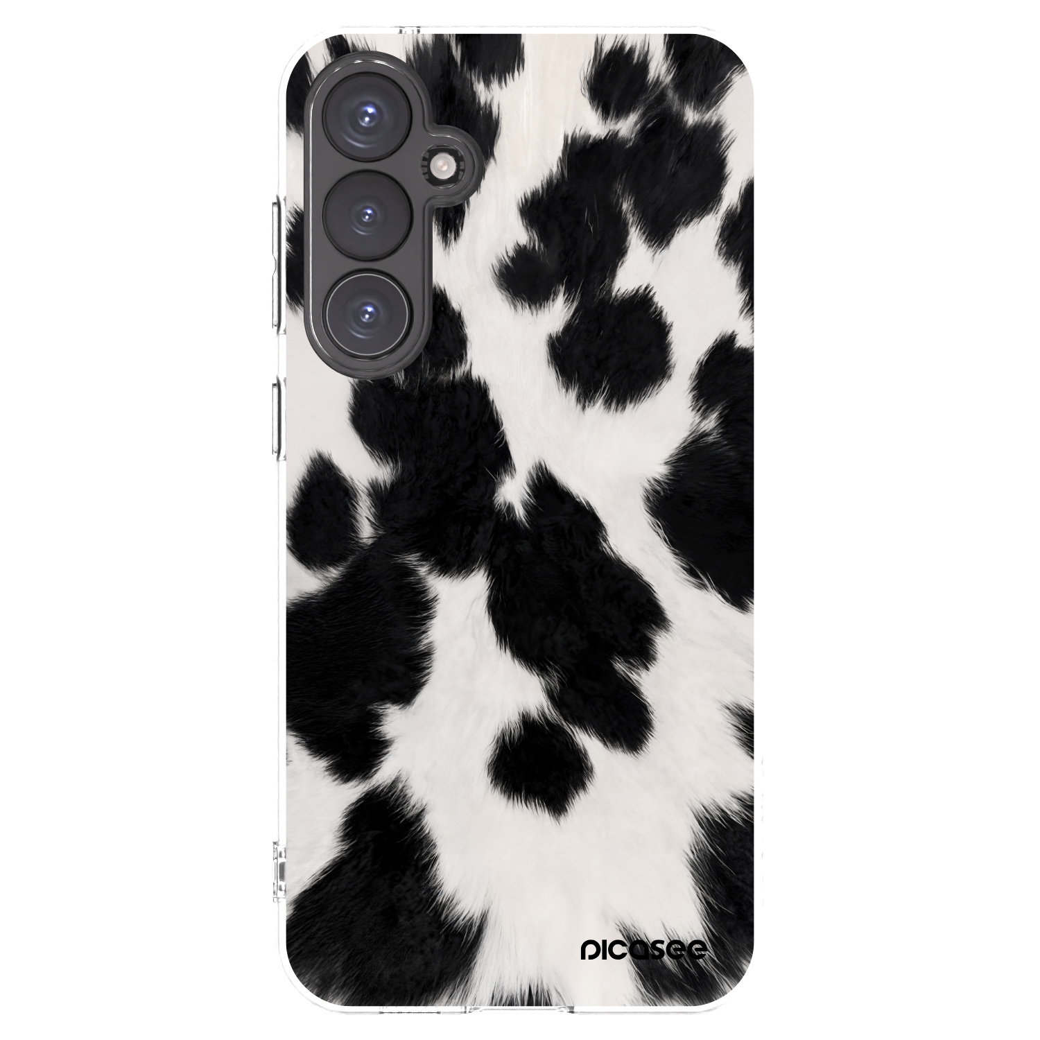 Picasee silikonowe przeźroczyste etui na Samsung Galaxy S23 FE S711B - Black Moo