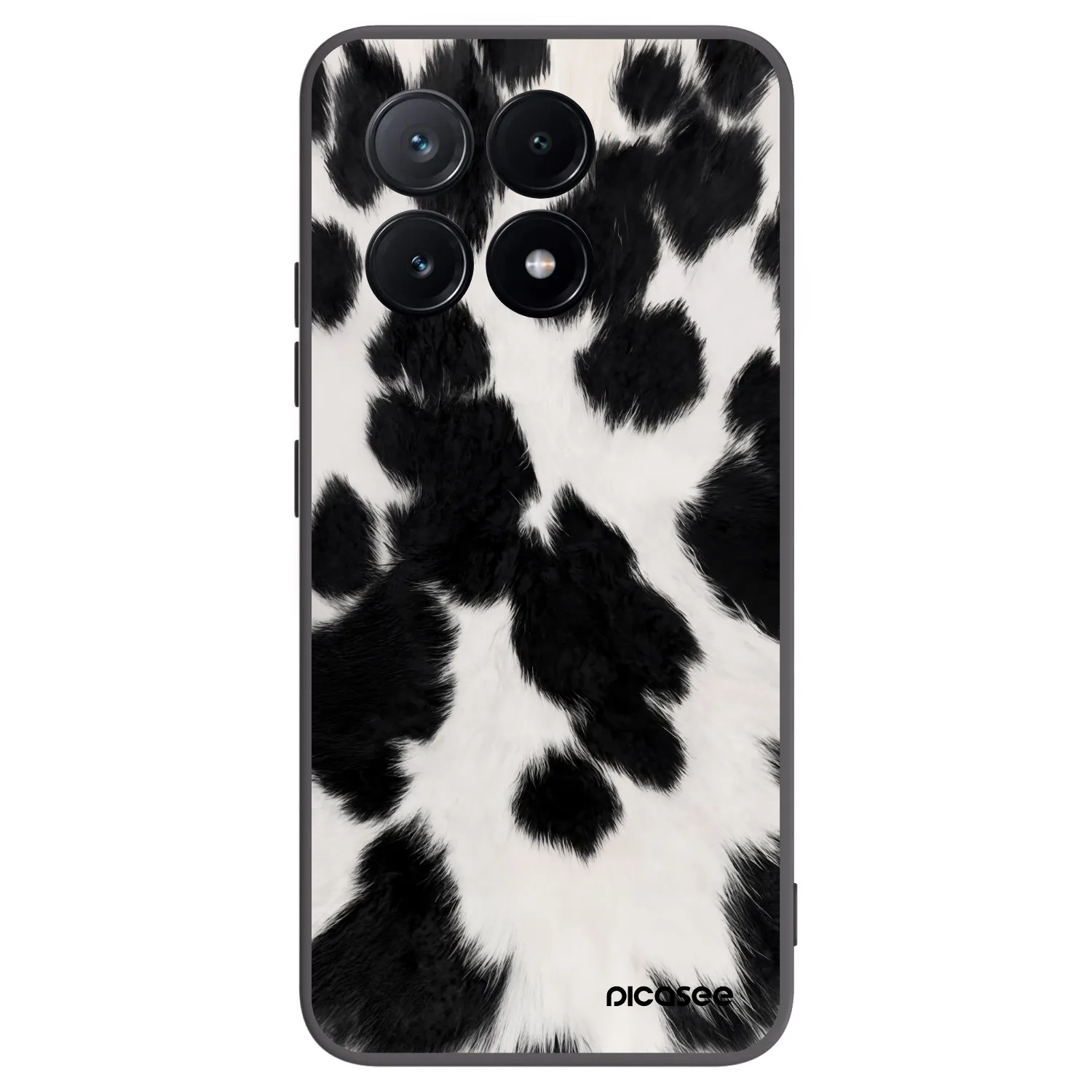 Picasee silikonowe czarne etui na Xiaomi Poco X6 Pro - Black Moo