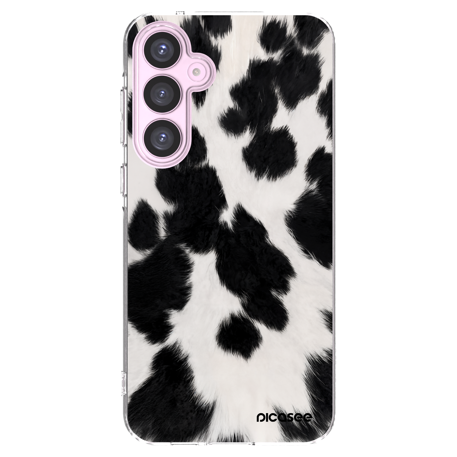 Picasee silikonowe przeźroczyste etui na Samsung Galaxy A55 5G A556B - Black Moo