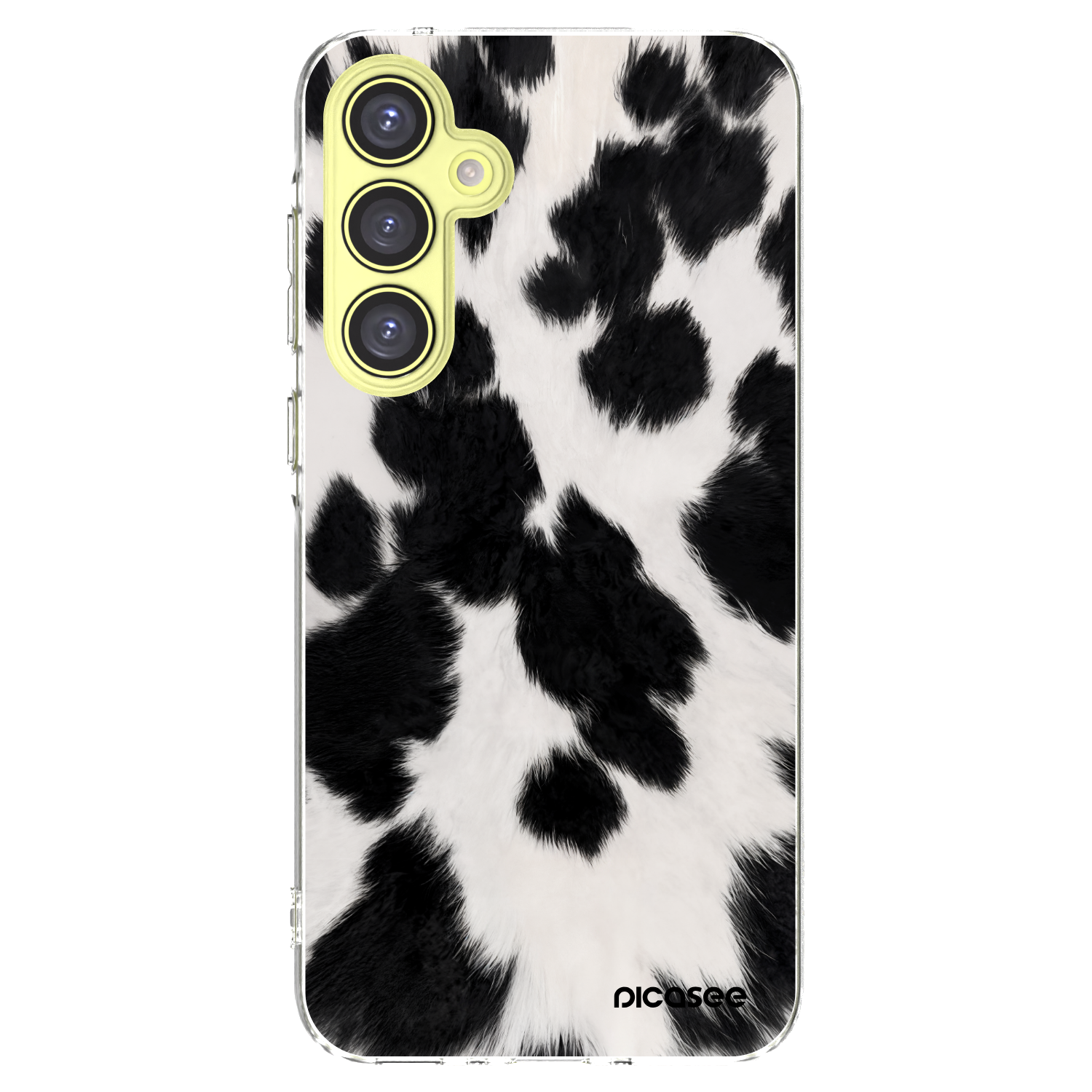Picasee silikonowe przeźroczyste etui na Samsung Galaxy A35 5G A356B - Black Moo