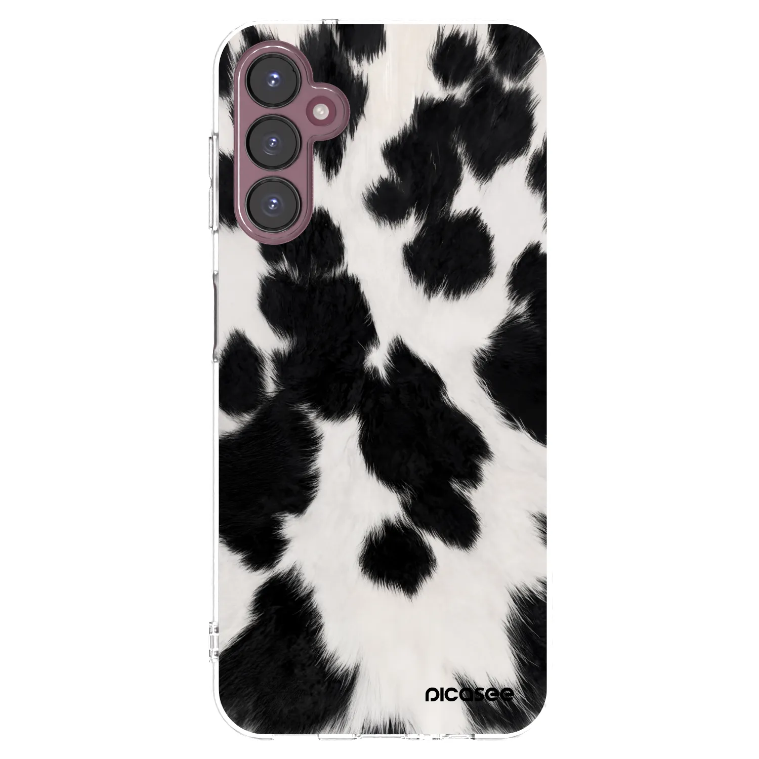 Picasee silikonowe przeźroczyste etui na Samsung Galaxy A05s A057G - Black Moo